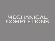 Mechanical Completions & ITR